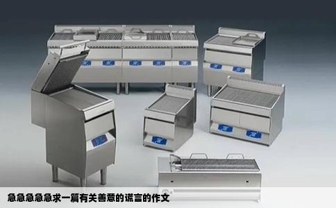 急急急急急求一篇有关善意的谎言的作文