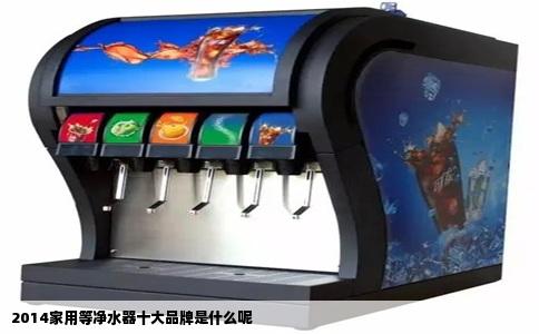 2014家用等净水器十大品牌是什么呢