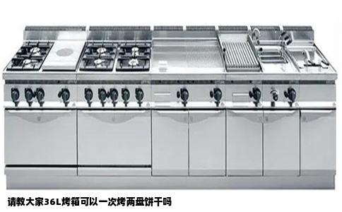 请教大家36L烤箱可以一次烤两盘饼干吗