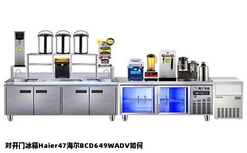 对开门冰箱Haier47海尔BCD649WADV如何