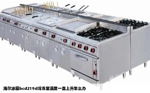 海尔冰箱bcd219d冷冻室温度一直上升怎么办