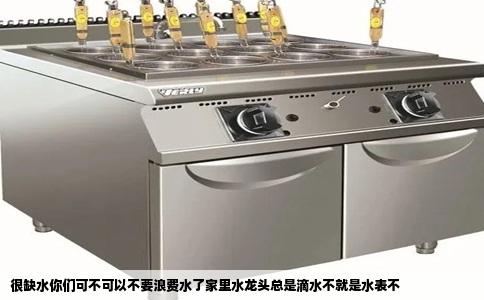 很缺水你们可不可以不要浪费水了家里水龙头总是滴水不就是水表不