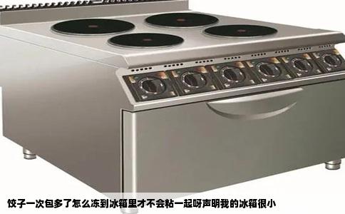 饺子一次包多了怎么冻到冰箱里才不会粘一起呀声明我的冰箱很小