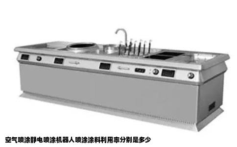 空气喷涂静电喷涂机器人喷涂涂料利用率分别是多少
