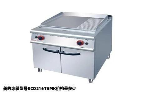 美的冰箱型号BCD216TSMK价格是多少