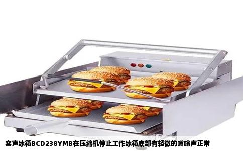 容声冰箱BCD238YMB在压缩机停止工作冰箱底部有轻微的嗡嗡声正常