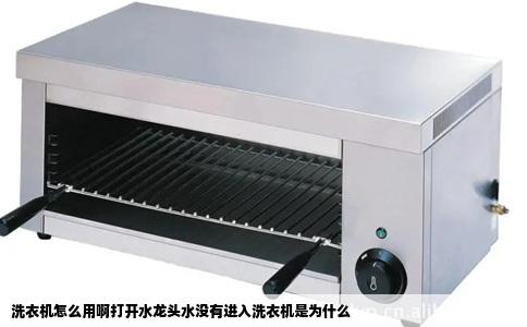 洗衣机怎么用啊打开水龙头水没有进入洗衣机是为什么