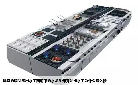 浴室的喷头不出水了而底下的水龙头却开始出水了为什么怎么修